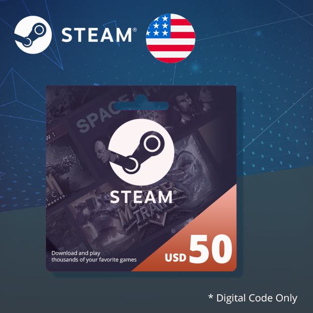 Steam Wallet USD 50 (US)