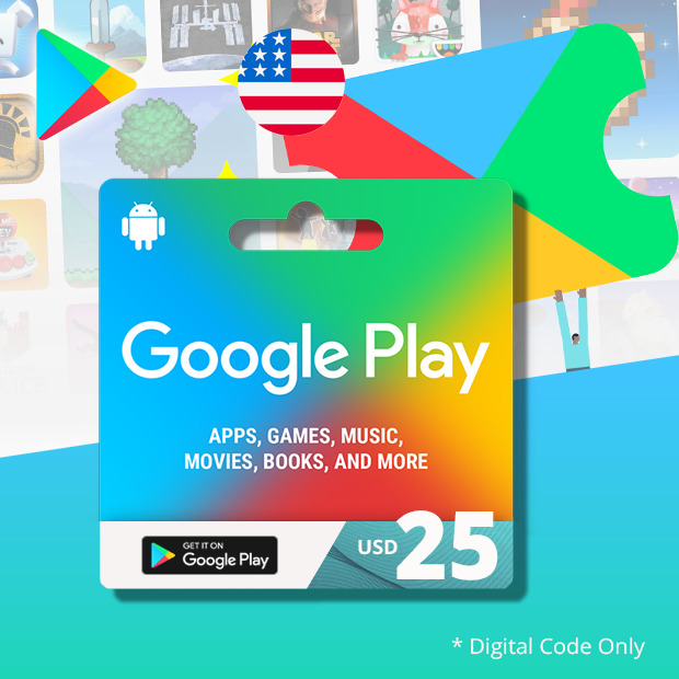 Google Play Wallet USD 25 (US)