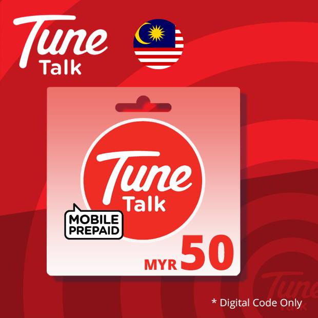 Tune Talk Reload RM50 (Malaysia)