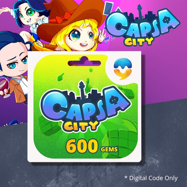 Capsa City 600 Gems (SEA)