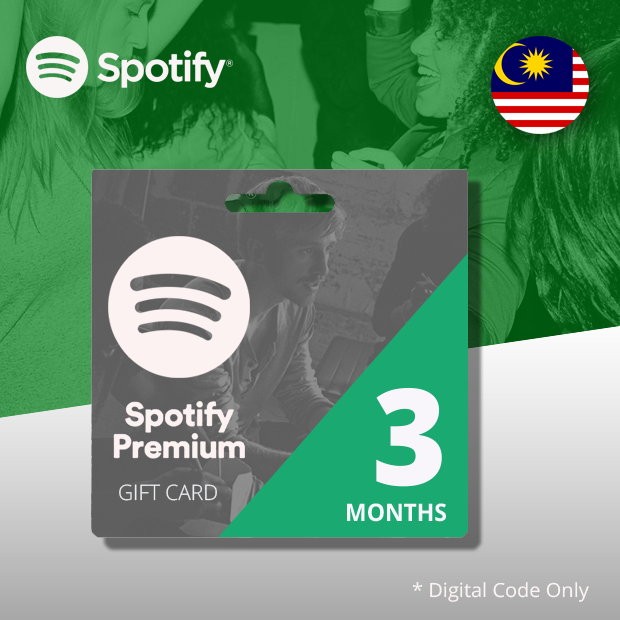 Spotify Premium Membership 3-Months (Malaysia)