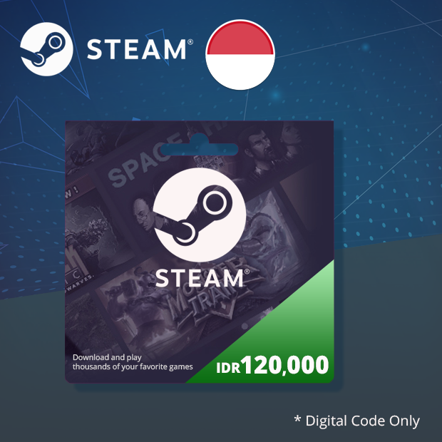 Steam Wallet IDR 120,000 (Indonesia)