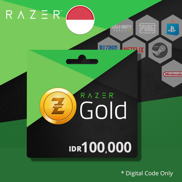 Razer Gold IDR 100,000 (Indonesia)